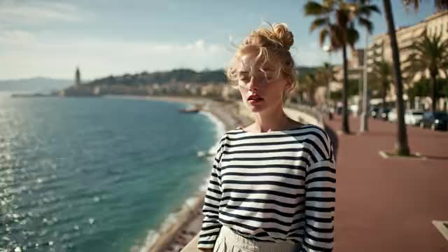 Riviera promenade: Sea breeze along the coast