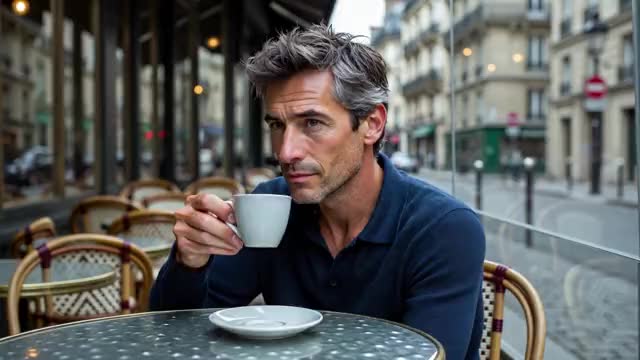 Paris terrace: An espresso on a quiet corner
